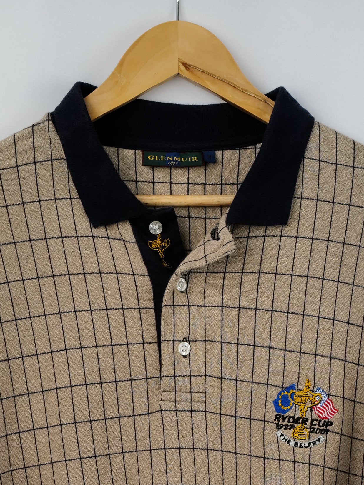 Glenmuir 2001 Ryder Cup 'Windowpane' Check Shirt
