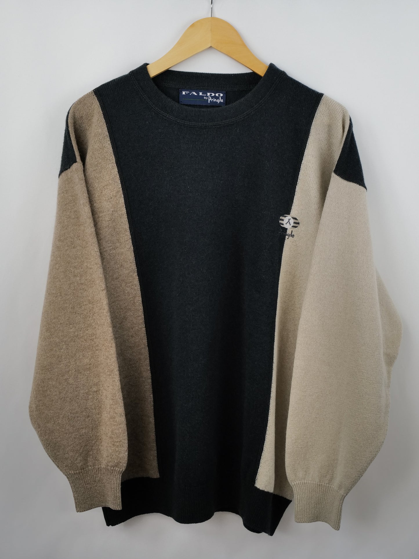 Vintage Pringle x Faldo Color-Block Golf Knit