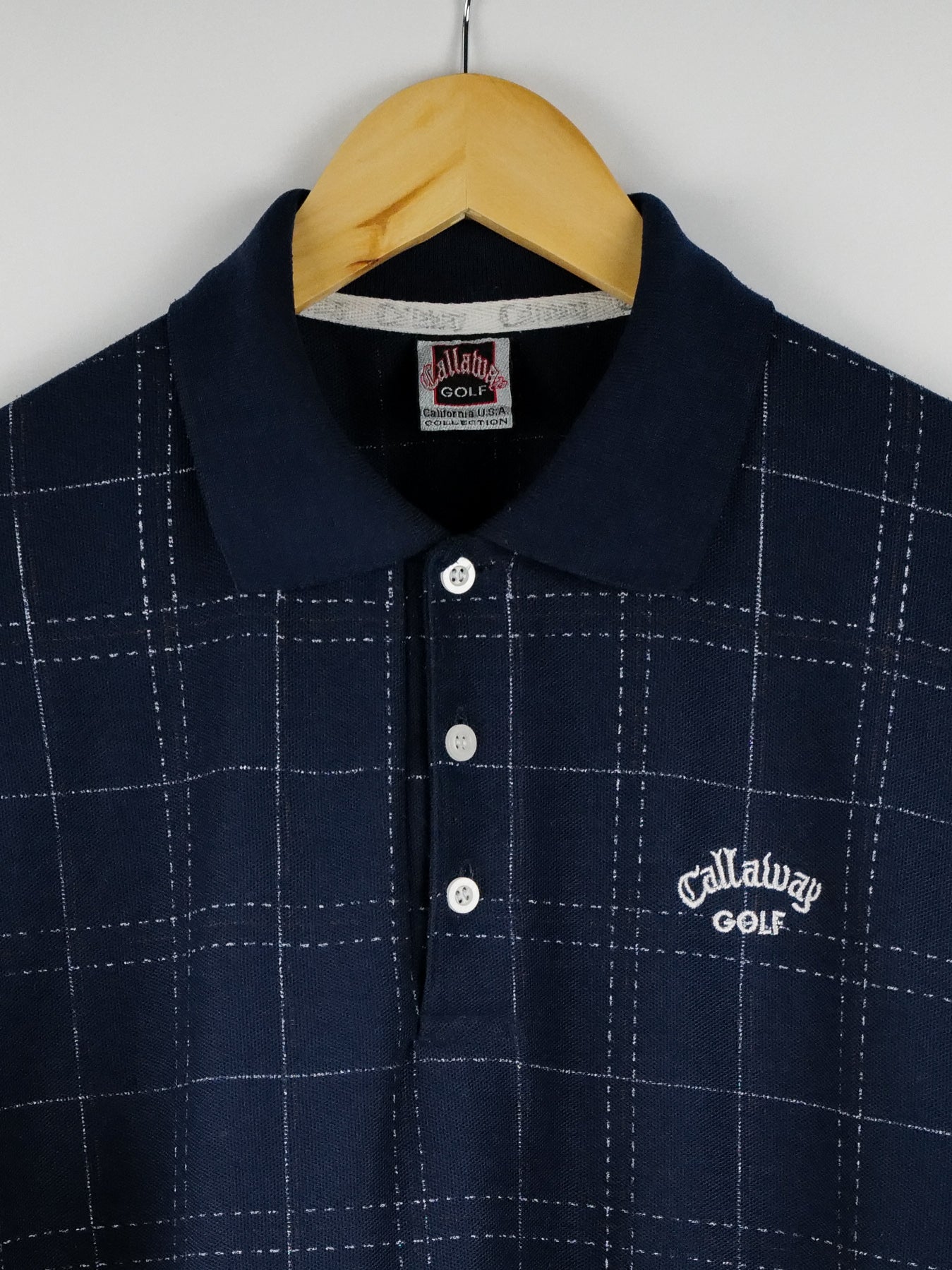 Callaway Checked Cotton Polo Shirt