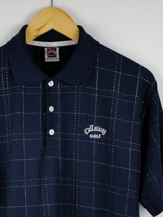 Callaway Checked Cotton Polo Shirt