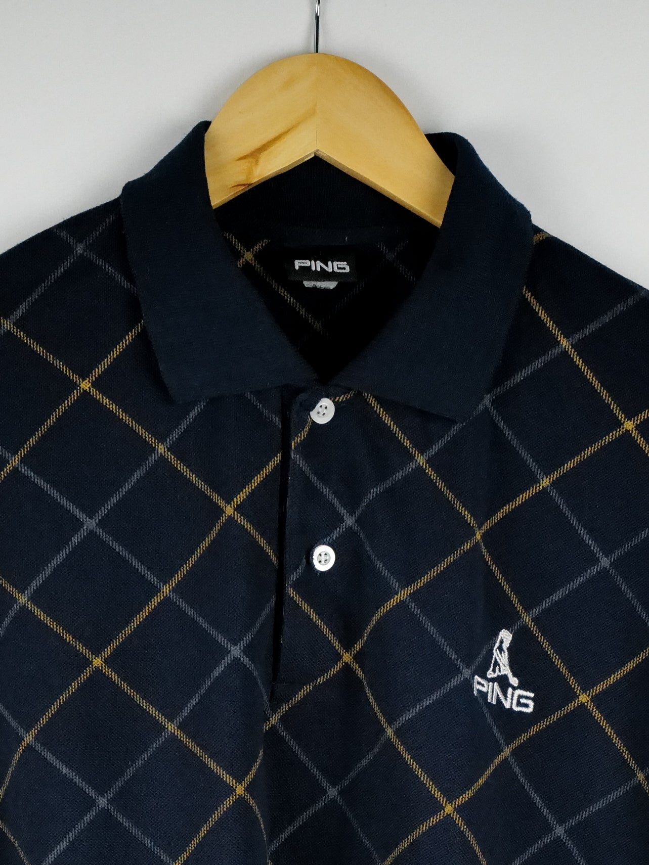 Ping Geometric Cotton Polo Shirt